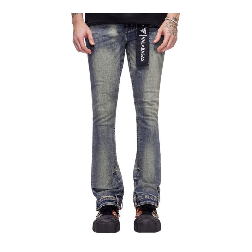 Valabasas Stacked Jeans Hikari Mens Blue VLBS-VJ3-1126
